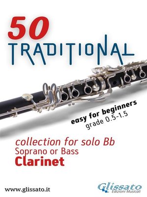 cover image of 50 Traditional--collection for solo Bb Soprano or Bass Clarinet
